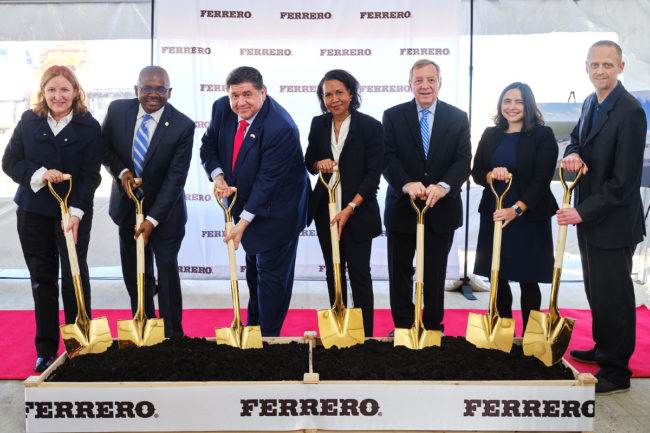 Ferrero groundbreaking